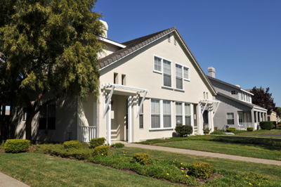 Duplex property financed through portfolio mortgage lending