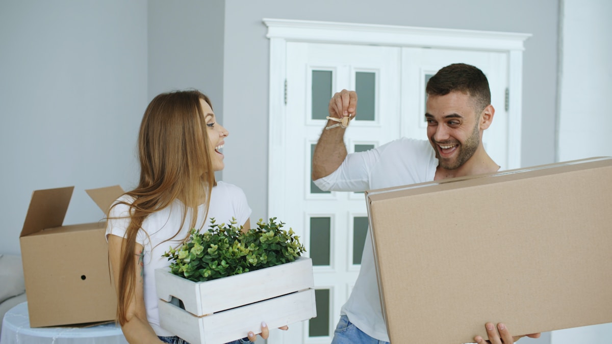 Happy tenants in a well-managed rental property