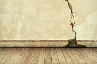 Wall repair on a rental property