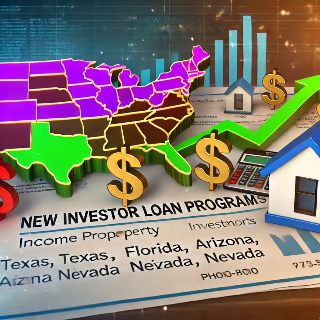 rental home mortgage loans for Tx Fl Az Nv