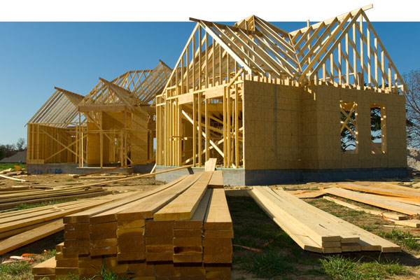 New construction single-family home built specifically for the rental market
