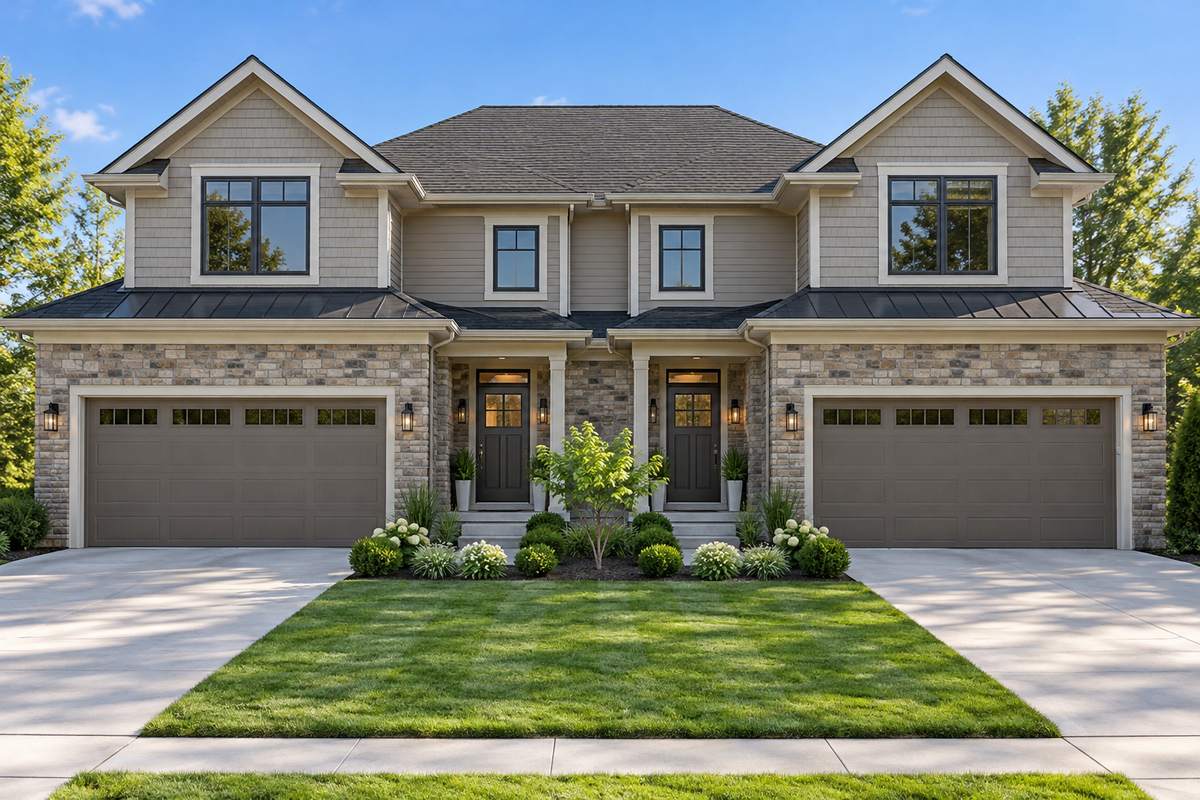 Duplex rental property representing investment property financing