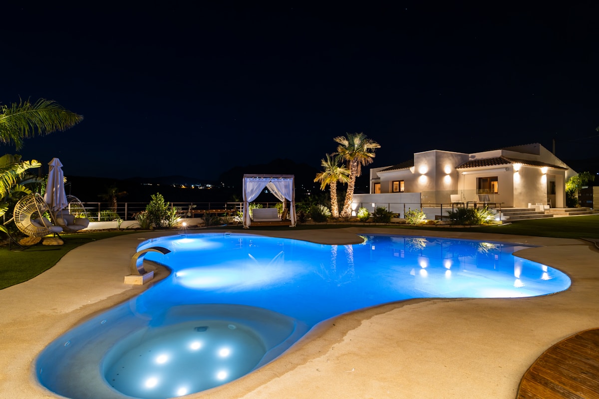 Vacation rental property with pool, representing short-term rental financing opportunities