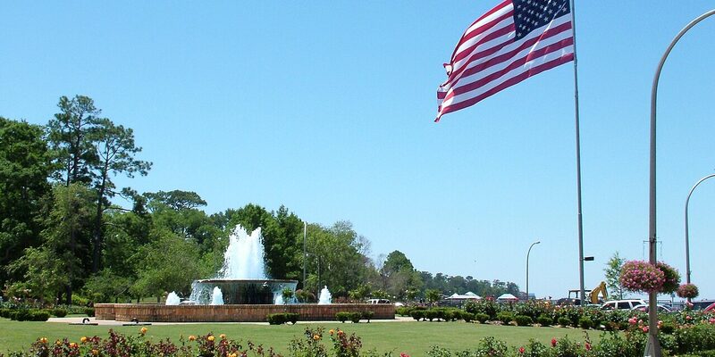 Fairhope pier on Mobile Bay, Alabama