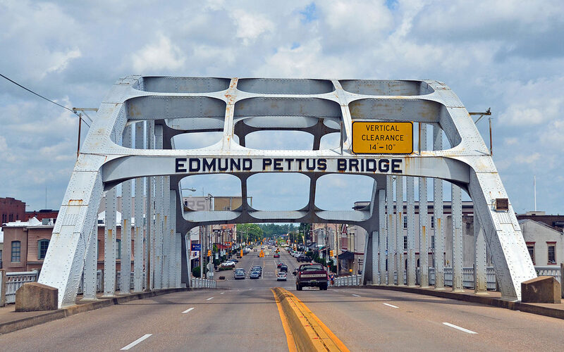 Edmund Pettus Bridge in Selma, Alabama — a landmark of the Civil Rights Movement