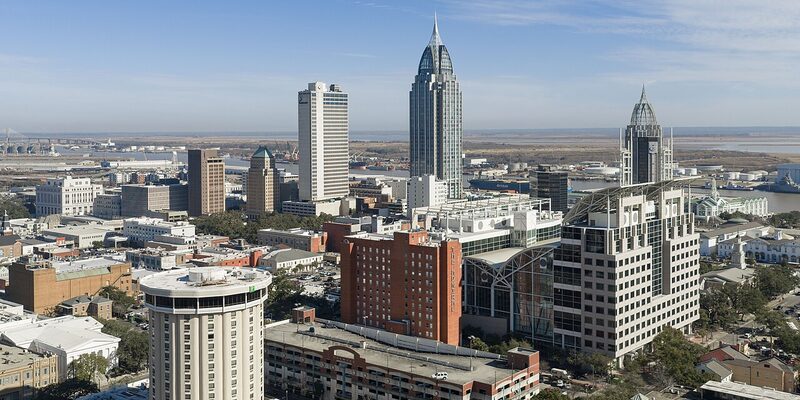 Mobile, Alabama waterfront