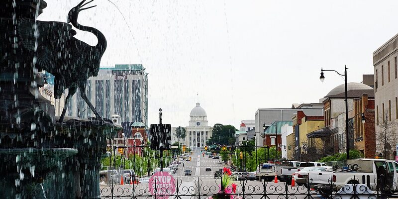 Montgomery, Alabama state capitol area