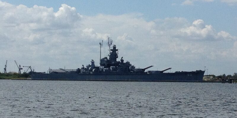 USS Alabama battleship docked at Memorial Park in Mobile