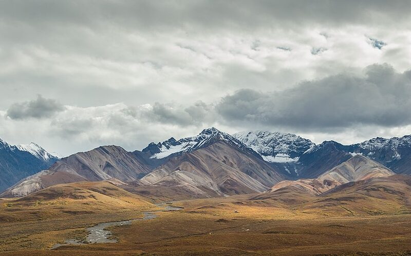 Denali mountain and wilderness in Alaska