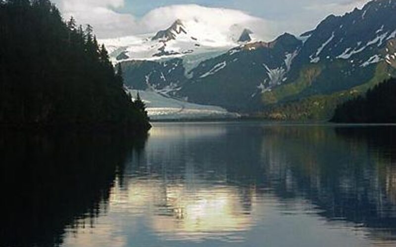 Kenai Fjords National Park glaciers and coastline