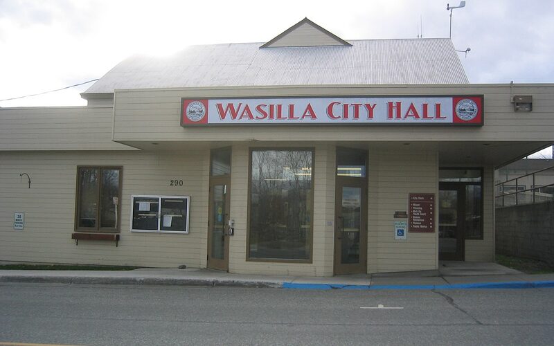 Wasilla City Hall building in Wasilla, Alaska