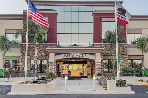 Menifee California suburban development with new housing construction