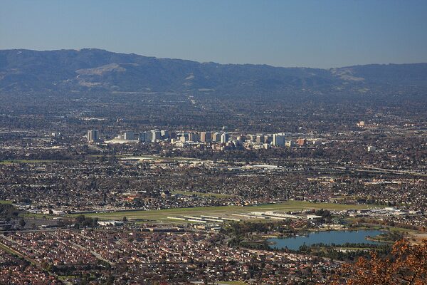 San Jose downtown skyline in the heart of Silicon Valley