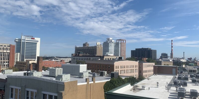 Bridgeport, Connecticut downtown skyline