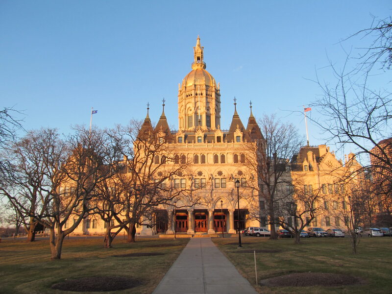 Connecticut State Capitol building in Hartford
