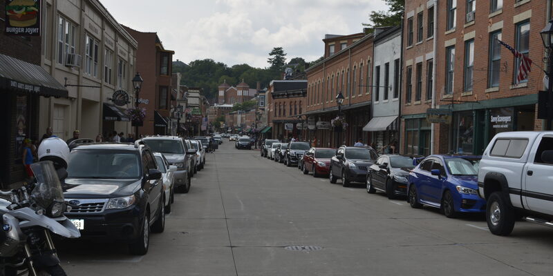 Historic Main Street in Galena Illinois