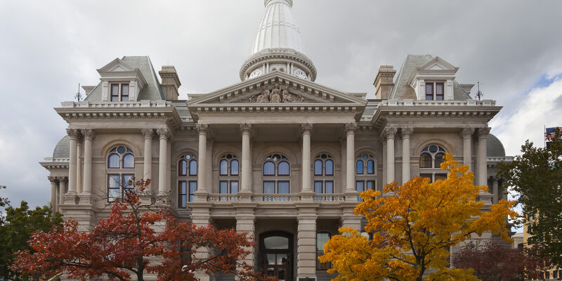Tippecanoe County Courthouse in Lafayette, Indiana
