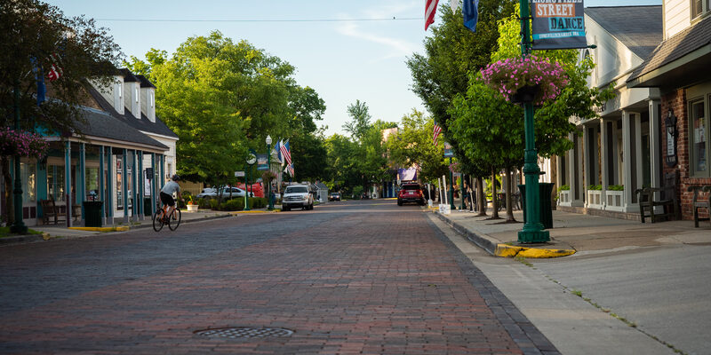 Zionsville Indiana Main Street village