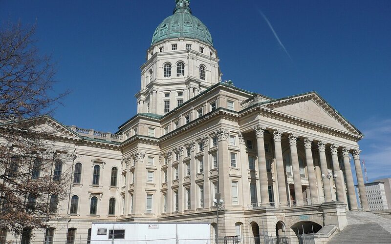 Kansas State Capitol building in Topeka