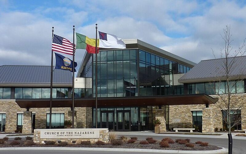 Modern mixed-use development in Lenexa City Center Kansas with apartments retail and public gathering spaces