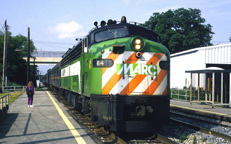 Jessup, Maryland area showing warehouse district and residential development