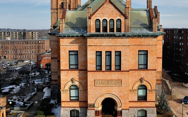 Brockton, Massachusetts downtown revitalization and commuter rail station