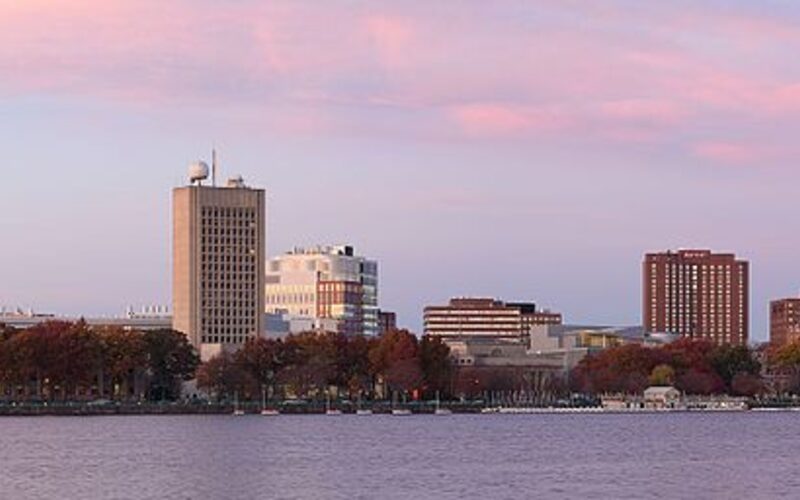 Cambridge, Massachusetts with Harvard University and Charles River