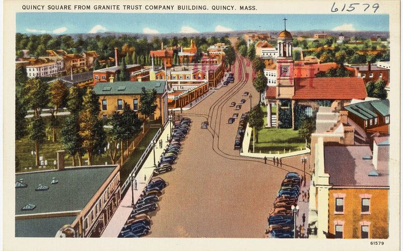 Quincy, Massachusetts waterfront skyline with new residential towers
