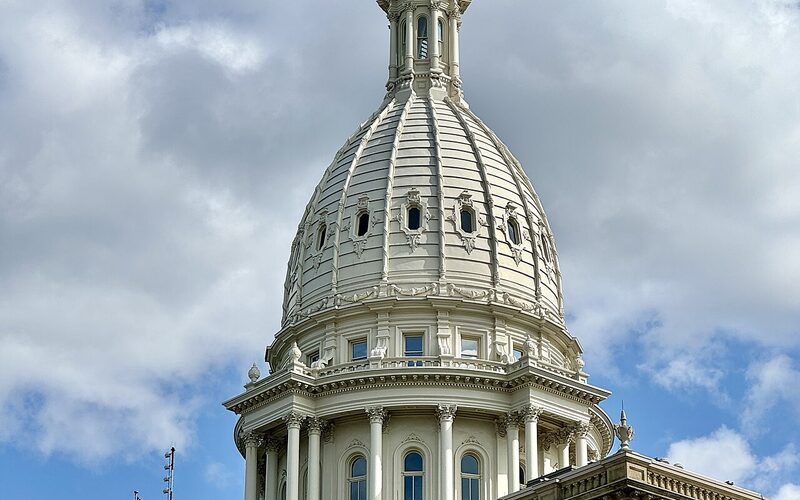 Michigan State Capitol building in Lansing