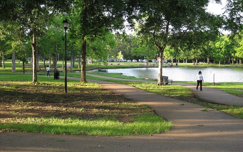 Madison Mississippi residential neighborhood with tree-lined streets and newer homes