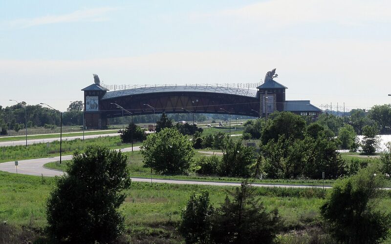 Great Platte River Road Archway monument in Kearney, Nebraska
