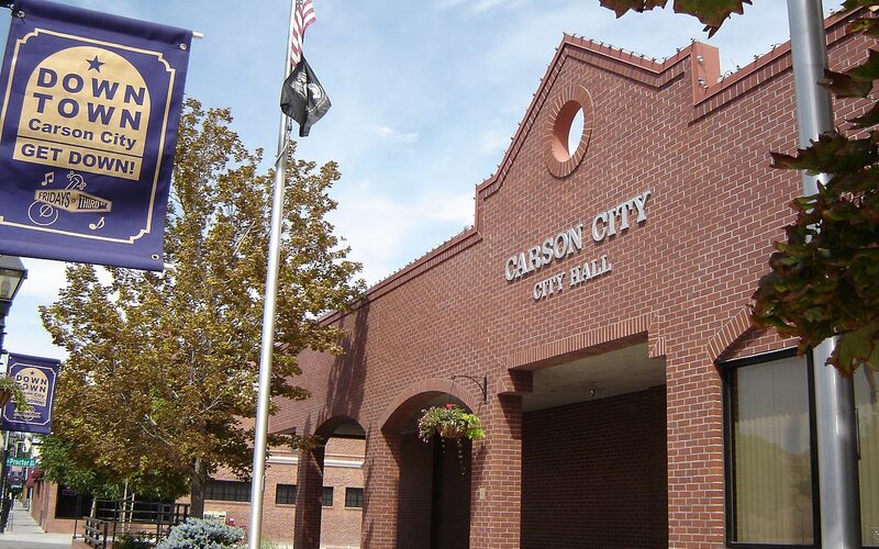 Carson City City Hall in downtown Carson City, Nevada