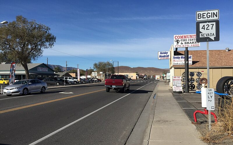 Fernley Nevada community along Interstate 80