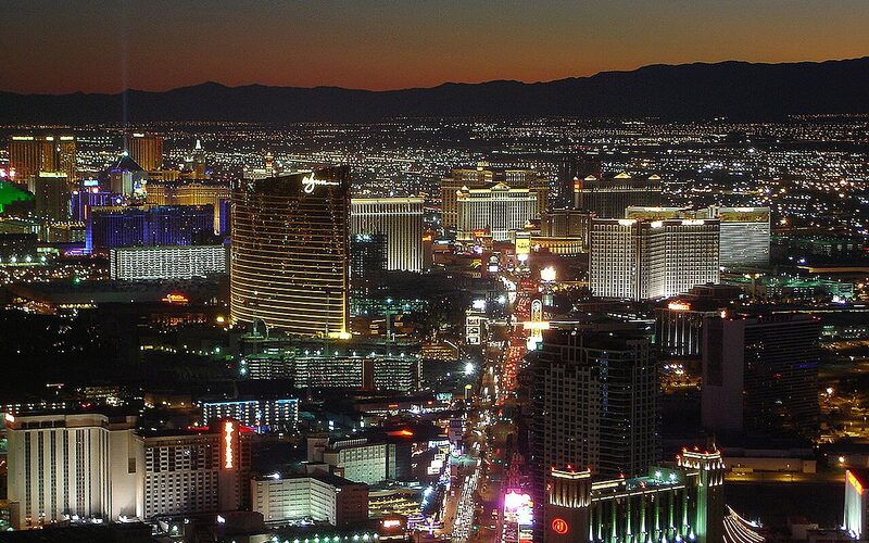 Las Vegas Nevada skyline and Strip