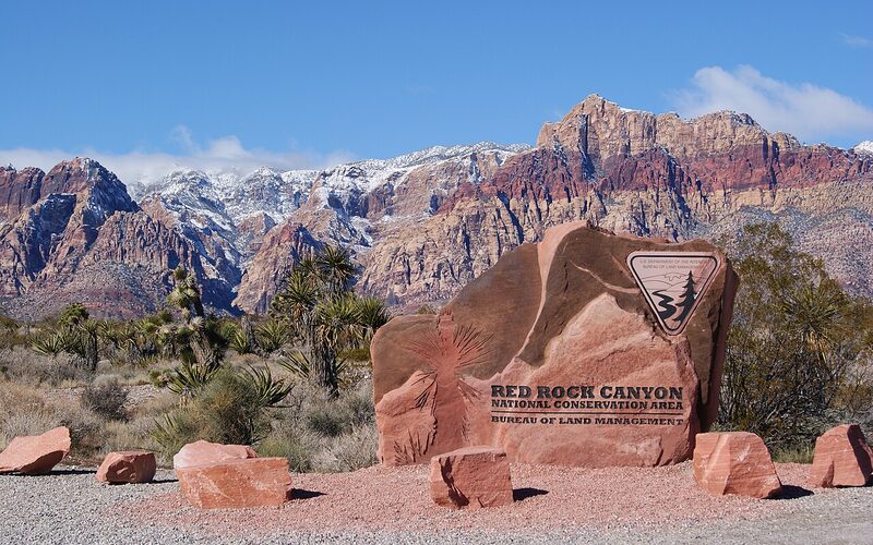 Red Rock Canyon desert landscape near Las Vegas