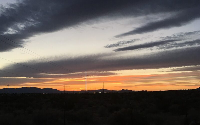 Pahrump Nevada desert community with mountain views