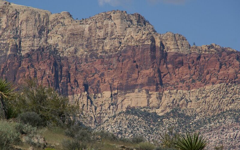 Red sandstone formations at Red Rock Canyon National Conservation Area, Nevada