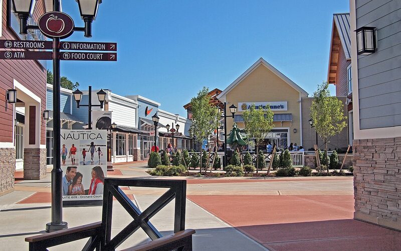 Merrimack, New Hampshire town center with Merrimack River in background