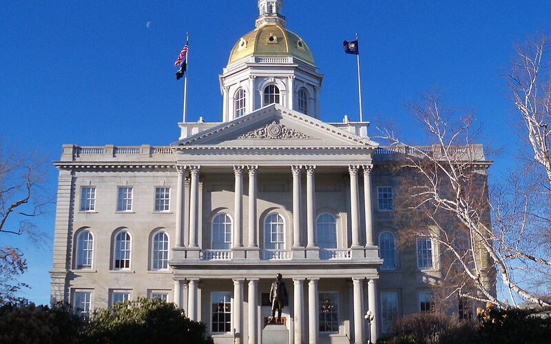 New Hampshire State House in Concord, the oldest state house in which a legislature still meets in its original chambers