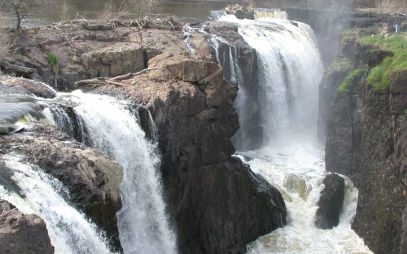 Great Falls of Paterson, a 77-foot waterfall and National Historical Park in New Jersey