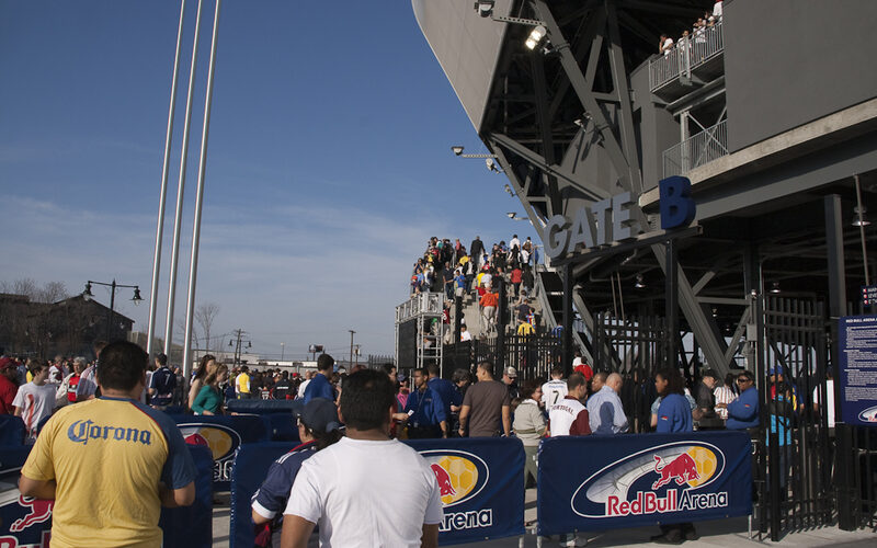 Harrison New Jersey Red Bull Arena and new transit-oriented development
