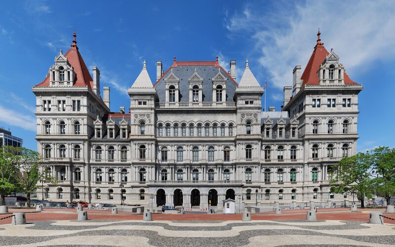 New York State Capitol building in Albany