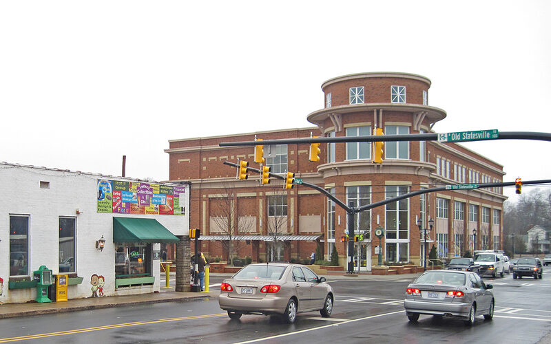 Huntersville, North Carolina town center and Lake Norman area development
