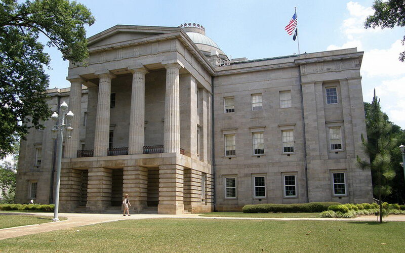 North Carolina State Capitol building in Raleigh