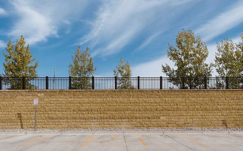 Grand Forks, North Dakota downtown with the Red River