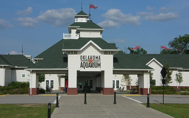 Jenks, Oklahoma riverwalk area and Oklahoma Aquarium