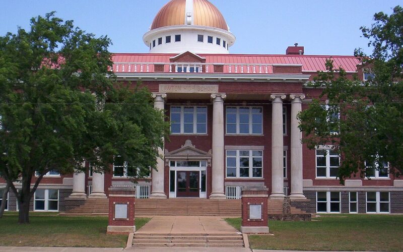 Lawton High School historic building in Lawton, Oklahoma