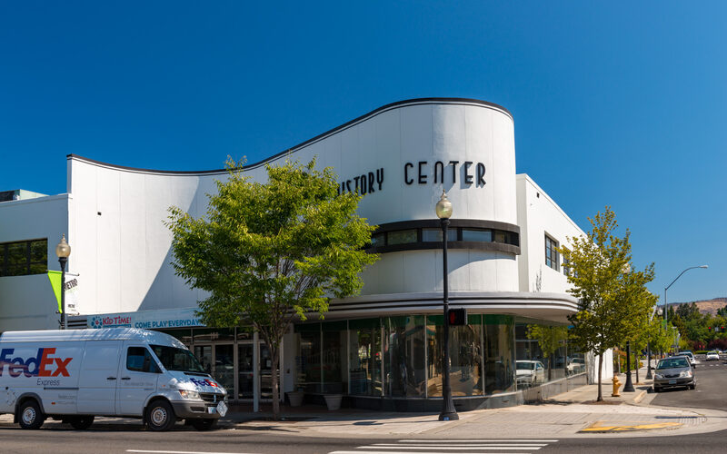 History Center building in downtown Medford, Oregon