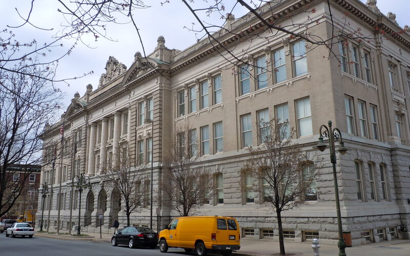 Historic Beaux-Arts building in Reading, Pennsylvania