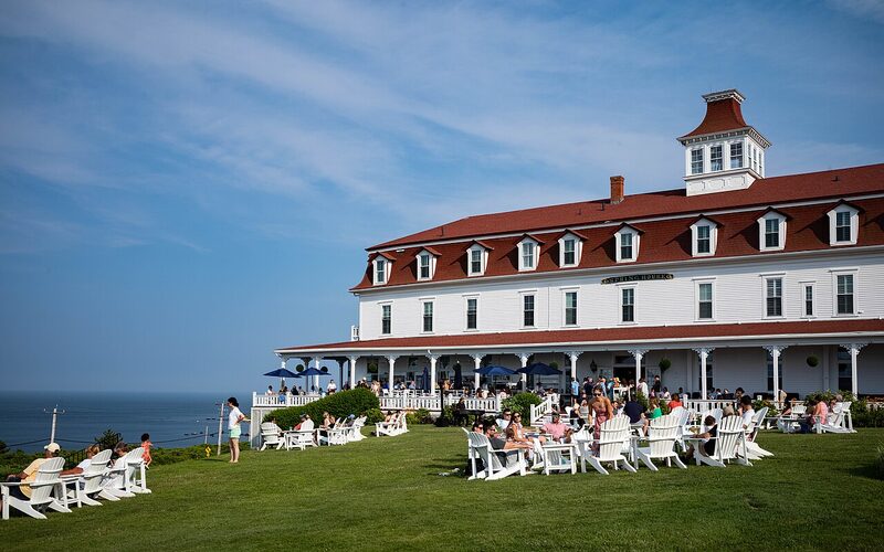 Spring House Hotel overlooking the ocean on Block Island, Rhode Island